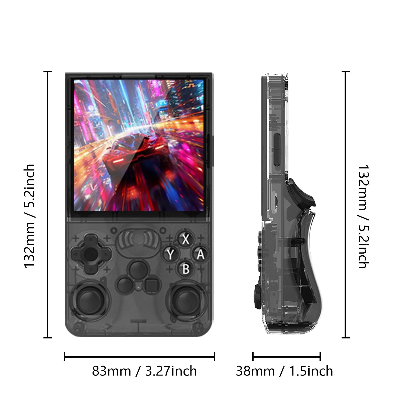 GAMINJA Online Handheld Game Console, 4-Inch HD Screen, 19+ Emulators, Online Battle & Game Download, 3500Mah Long Battery Life, Retro Portable Gaming Device, Portable Gaming System