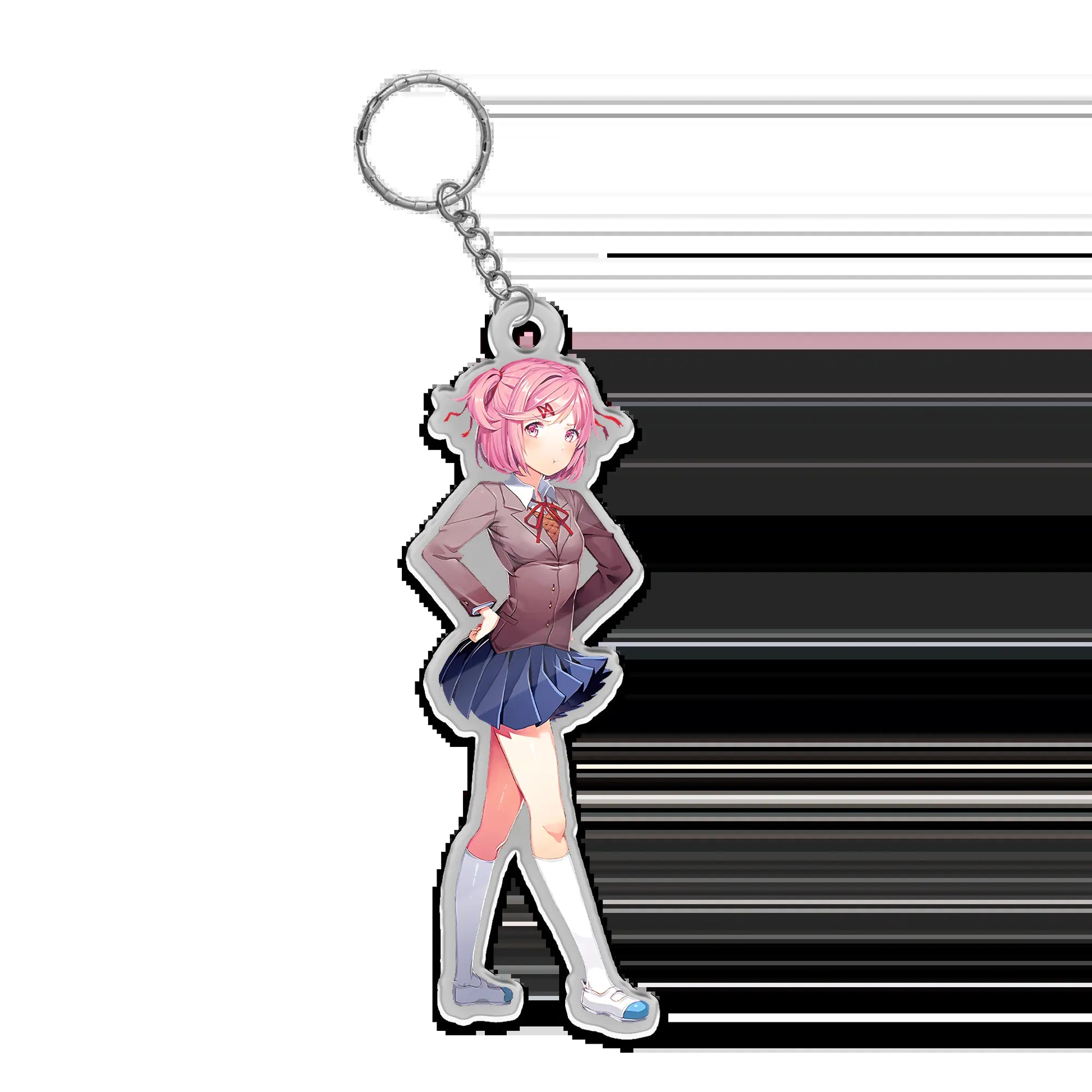 Doki Doki Acrylic Keychains, Ddlc Fashion Keychain, Custom Keychain, Cute Gift
