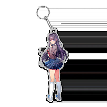 Doki Doki Acrylic Keychains, Ddlc Fashion Keychain, Custom Keychain, Cute Gift
