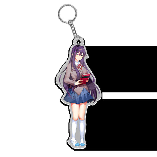 Doki Doki Acrylic Keychains, Ddlc Fashion Keychain, Custom Keychain, Cute Gift