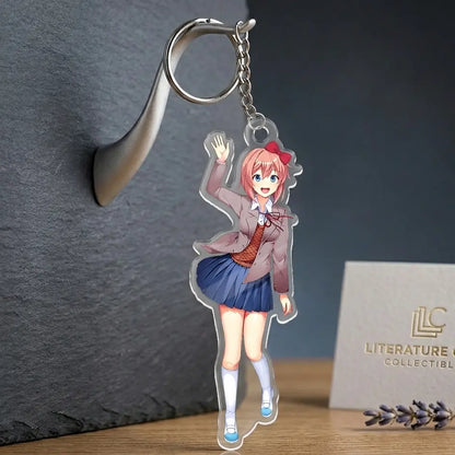 Doki Doki Acrylic Keychains, Ddlc Fashion Keychain, Custom Keychain, Cute Gift