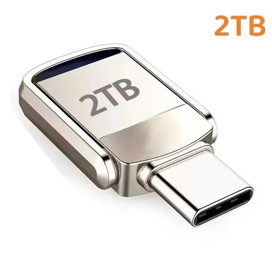 USB Flash Drive 2TB 3.2 Type C Pendrive Memory Stick 256GB 1TB 2TB Pen Drive Flash Disk for PC Smartphone Storage U Disk NEW
