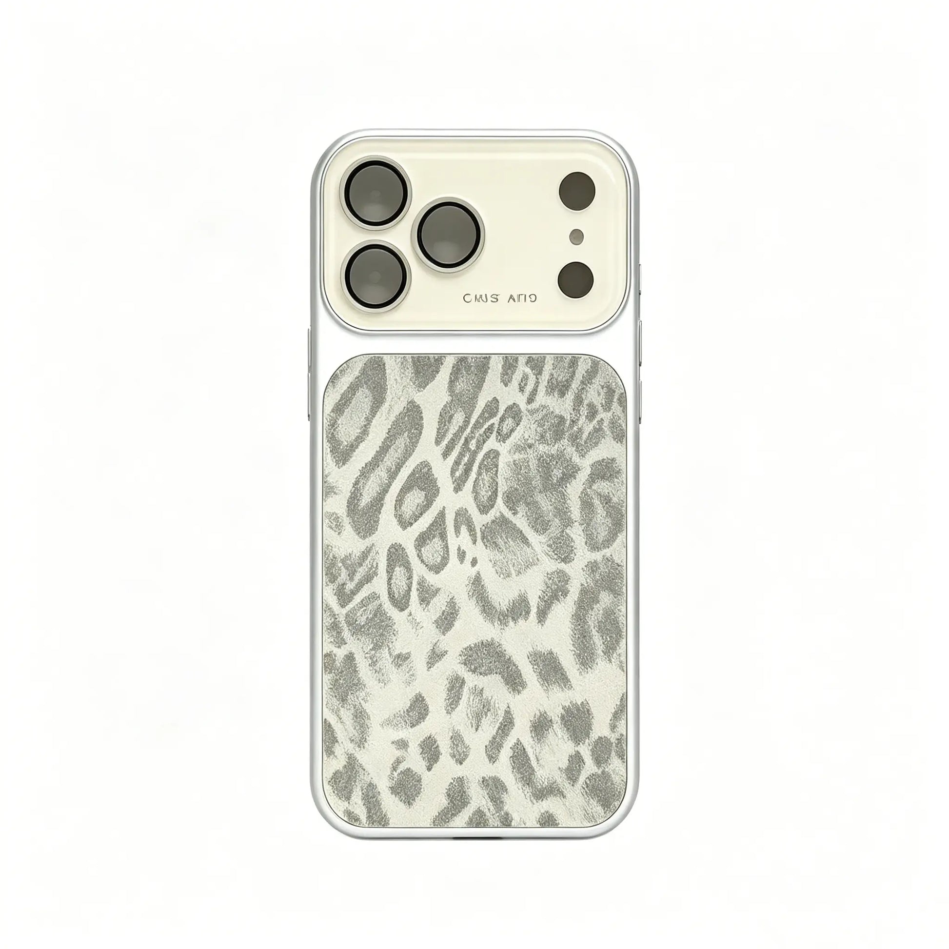 Luxury Leopard Print Large Viewfinder Phone Case for Iphone 14/15/16/17 Series, TPU+ Pcdual-Layer Shockproof Protective Cover with Anti-Scratch, Non-Slip & Full Camera Lens Protection, Stylish Orange Faux Suede Texture
