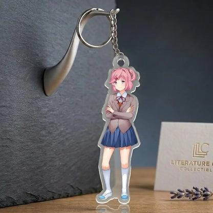 Doki Doki Acrylic Keychains, Ddlc Fashion Keychain, Custom Keychain, Cute Gift