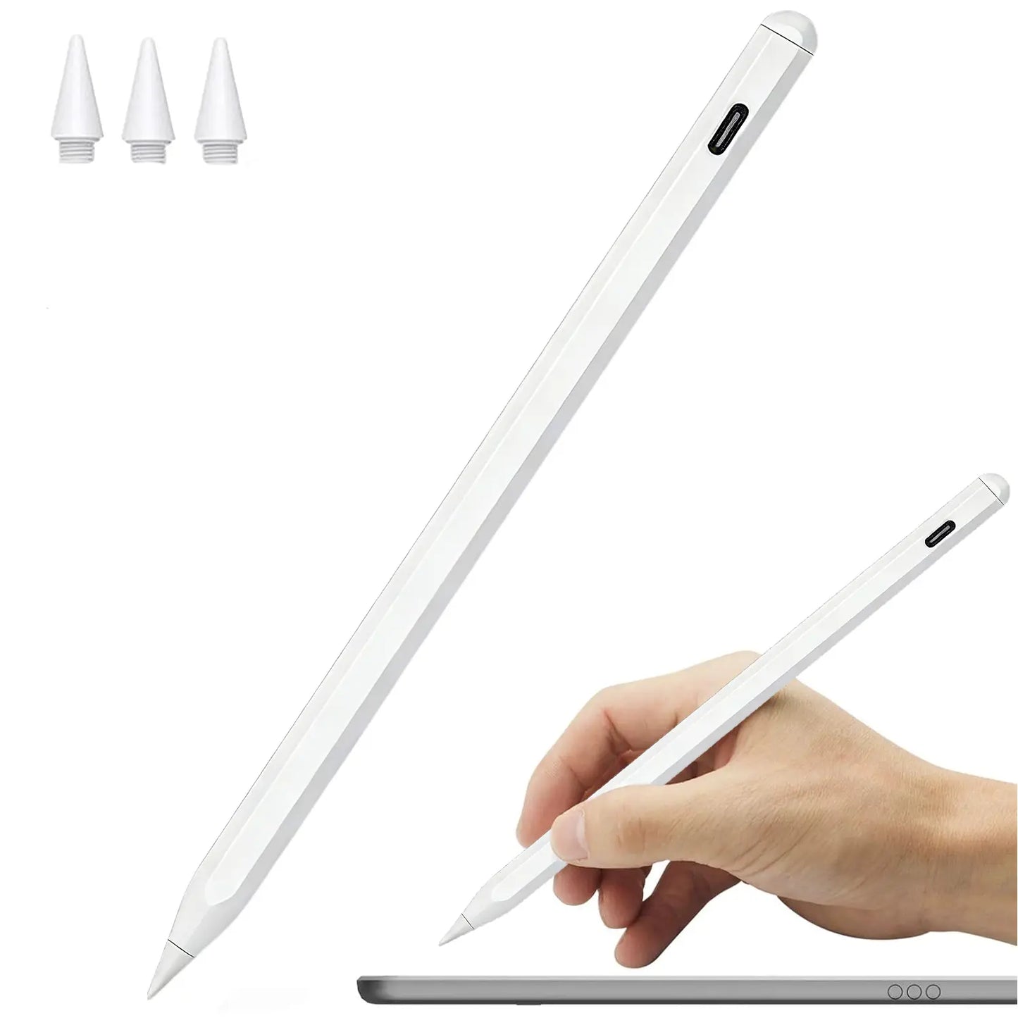 Stylus Pen for Ipad Fast Charge with Palm Rejection Tilt Sensitivity Active Touch Screen Pencil Compatible with Ipad 6/7/8/9/10 Pro12.9&11 Air3/4/5 Mini5/6/7 Tiktokshopholidayhaul
