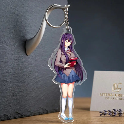 Doki Doki Acrylic Keychains, Ddlc Fashion Keychain, Custom Keychain, Cute Gift